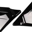 Triangle Side Covers, Black Left Right Side Cover Panel Fit For Harley Touring Road Glide Road King Electra Glide Street Glide 2009-2024