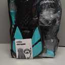 Ubekezele Snorkeling Gear for Adults Men Women, 4 in 1 Snorkel Set with Panoramic View Diving Mask Anti-Fog Anti-Leak, Dry Top Snorkel, Fins and Travel Bag for Swimming, Snorkeling and Travel Diving, Size: S/M