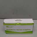 XLUX Solar Lights for Steps Decks Pathway Yard Stairs Fences, LED lamp, Rainproof, Black Metal Housing, 6 Pack