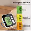 Blood Pressure Monitor, Upper Arm Blood Pressure Machine for Home Use, Digital Talking BP Monitor with 2x99 Readings Memory Adjustable Cuff 8.7"-16.5" Large LCD Backlit Display