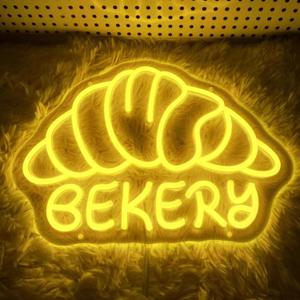 Bakery Neon Sign For Wall Decor Bakery Shop Business Kitchen Light up Sign Cake Baking Shop Food Neon Lights for Dessert Shop Cafe Restaurant Decor With Usb Dimmer 10.7514.96 In