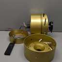 72 inch Large Ceiling Fans with Lights and RemoteIndoor/Outdoor Modern Ceiling Fan for Living Room Patio6 Speed Reversible8 Blades and 9 Lights3 CCTBlack Gold