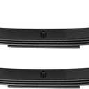 4 Leaf 1750lb Capacity Double Eye Spring for 3500lb Trailer Axle, 25-1/4" Length, 1.75" Width, 3" Free Open; Replaces for SW4B, 2 PCS
