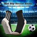 8 Pack Men's Soccer Socks Anti Slip