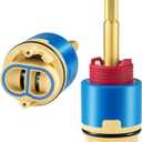 10670 Shower Cartridge, Compatible with Aquasource/Glacier Bay, JH02BJ HL-40 4.25"Single Handle Shower Faucet Cartridge Replacement, for Hot Cold Water Tub/Shower Faucet