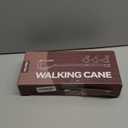 Elegant Walking Cane For Women, Foldable & Adjustable Cane For Seniors With Self-Standing Tip | Lightweight Mobility Aid For Stability & Balance Support (Green Butterflies Floral Printed)