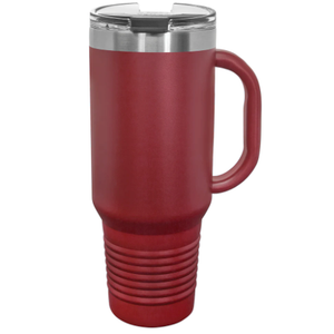 MUG Ozark Trail 40oz Stainless Steel Tumbler, Dark Red
