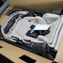 UPPAbaby Cruz V3 Stroller - from Birth + Car Seat Compatible - Full-Size, Reversible Seat - Infant Insert, Bug and Rain Shields Included - Ada - (Sandstone Mlange/Carbon Frame/Chestnut Leather)