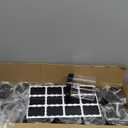 Hajoyful Plastic Jars with Lids 8OZ 36PCS,Small Cosmetic Slime Containers Clear Travel Round Jars Empty Refillable Sample Containers Leak Proof Pot with Black Lids for Lotion, Cream, Cosmetics