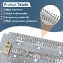 503978 61927 Dryer Heating Element Kit for Speed Queen Amana Dryer Parts, Replaces 964p3 510329 Y503978 510329 61928 503404 56047 Heating Element, Model ADE3SRGS173TW01 ADE3LRGS171TW01 ADE30RGS171TW01