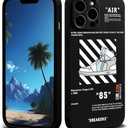 Cool Basketball Sports Sneaker Phone Case for iPhone 16 Pro Max Case for Boys Men Shockproof Street Designer Aesthetic Compatible with iPhone 16 Promax (White)