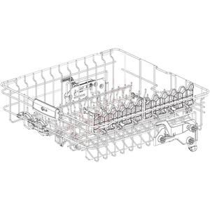 LG AHB32983760 Genuine OEM Rack Assembly for LG Dishawashers