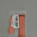 Hemsut Silicone Watch Bands, 18mm 20mm 22mm Quick Release Rubber Watch Strap for Men Women Soft Replacement, 10 Colors for Choose (Orange/Black/Silver)