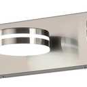 3-Light Bathroom Vanity Light, Brushed Nickel Bathroom Light Fixtures Over Mirror, LED Vanity Lights with 360Rotating Lamp Head