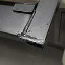 Cumbor 29.2-43" Baby Gate for Stairs, Wall-Mounted (Drill Required), Expandable No Bottom Bar Dog Gate, Auto Close Extra Wide Walk Thru, Pet & Toddler Proof Gate, Top & Bottom of Stairways(Black)