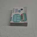 QQKO Bento Box for Kids Adults, School Toddler Lunch Box for Boys Girls, Lunch Box Containers with 4 Compartments, Sauce Container, Utensils, Food Picks and Muffin Cups for School, Green