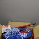 O-Cedar EasyWring RinseClean Microfiber Spin Mop & Bucket Floor Cleaning System with 3 Extra Refills, Plastic, Grey