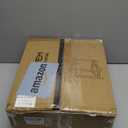 Waterproof Corner Shower Stool for Inside Shower, Poly Lumber Shower Bench Seat Chair, Bath Shower Stool for Shaving Legs Foot Rest with Storage Shelf, Adjustable & Non-Slip Feet, Teak Brown