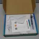 Evanshow Smart Door Lock with Knob, Keyless Entry Door Locks with Handle, Fingerprint Door Knob for Bedroom/Front Door/Apartment,Generate Passcode Remotely Silver