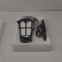 DEWENWILS Dusk to Dawn Outdoor Wall Light, Waterproof Exterior Light Fixture, Black Roman 17.7" H Wall Mount Sconce Porch Lights, Outside Wall Lantern for House, Garage, Patio, E26 Socket
