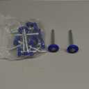 Durable & Quite 2" Sealed 6200ZZ Bearing Nylon Garage Door Rollers Wheel with 11 Ball  4"Stem, 12 Packs