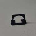Bracket Holders for 40w to 120w Motor, DC Motor Mounting Bracket Mini Stepper Motor Bracket High Hardness Black Auxiliary Motor Bracket Support Fixed Base