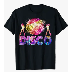 Disco Funny 70s Vintage Retro Theme Dancing Queen 70's Women TShirt XL