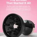 Bellissima Diffon Ceramic Diffuser Hair Dryer for Curly Hair - 2-in-1 Blow Dryer with Diffuser - Reduces Frizz, Defines Curls, Volumizes - Lightweight, Compact, Easy Hold Handle