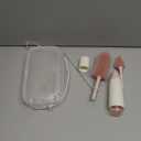 Momcozy Bottle Brush Kit with Push-Press Foam Design - Newborn Essentials Gift, Portable Cleaning Tool for Home & Travel, Baby Bottle Cleaner Brush for Breast Pumps & Nipples, Pink (Press Bubble Style)