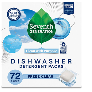Seventh Generation Power+ Dishwasher Detergent Packs Fresh Citrus scent 1 for sparkling dishes Dishwasher tabs 70 Count