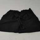 GOBLES Women's Summer Casual High Waist Zipper Closure Shorts with Pockets (X-Large, Black)
