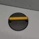 EWFEN Burger Press, 7" Round Heavy-Duty Cast Iron Smash Bacon Press Meat Steak with Wood Handle for Griddle, Sandwich, Nonstick Pan