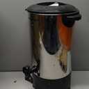 Elite Gourmet CCM040 Stainless Steel 40 Cup Coffee Urn Removable Filter For Easy Cleanup, Two Way Dispenser with Cool-Touch Handles Electric Coffee Maker Urn, Stainless Steel