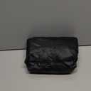 Romanstile Round Vinyl Tablecloth, 100% Waterproof Elastic Fitted Table Covers for 36"- 44" Tables, Wipeable Flannel Backed Plastic Table Cloths for Picnic, Camping, Outdoor - Black