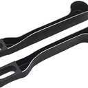 Side Seam Filler 1 Pair Car Seat Gap Plug Strip Side Seam Car Seat Gap Filler Organizer Storage Box for Organizing Storing Interior Accessories Gap Filling(Black - 1 Pair)