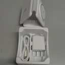 Charging Station for Apple Multiple Devices - 3 in 1 Foldable Magnetic Wireless Charger Dock - Travel Charging Pad for iPhone 16 15 14 13 12 Pro Max Plus Watch & Airpods (White)