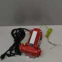 TOPWAY 110V AC Gasoline Fuel Pump 10GPM Self-priming Oil Transfer Pump With Handle, Overheat Protection, Explosion-Proof, Built-in Bypass, for Gasoline Fuel Diesel Kerosene Removal,Red