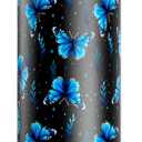 24 oz Insulated Water Bottle for Women: Meoky Glow in the Dark Water Bottle with 2-in-1 Straw and Spout Lid - Leak Proof, Cold for 24 Hours, Fits in Car Cup Holder, BPA-Free for Sports Travel, Moonlit