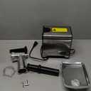 Electric Meat Grinder, Sausage Stuffer Maker 450W(3000W Max) Food Grinder with Blade & 3 Plates, Sausage Stuffer Tubes & Kubbe Kit, Stainless Steel Heavy Duty Meat Mincer Machine for Home Kitchen Use (Black)