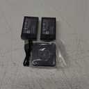 Ring Battery 2 Pack with Charger Station, 6040mAh Rechargeable Replacement Battery V4 for Ring-Video Doorbell 2/3/3plus/4, Stick Up Cam and Spotlight Cam (2 Pack Battery with Black Dock)