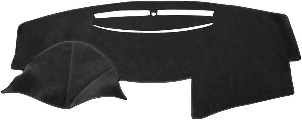 Hex Autoparts Dash Cover Mat Dashboard Cover Dashmat Gray Black Replacement for 2007 2008 2009 2010 2011 Toyota Camry (Black)