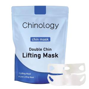Vuglow Chinology Chin Mask, Chinology Double Chin Lifting Masks, Reusable Lift Chin Strap, Double Chin Reducer Jawline Mask Lifting for Face and Neck, Say Goodbye to Your Double Chin Now(4 pcs)