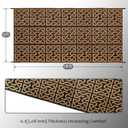 SAND MINE Reversible Mats, Plastic Straw Rug, Modern Area Rug, Large Floor Mat and Rug for Outdoors, RV, Patio, Backyard, Deck, Picnic, Beach, Camping, Trailer, Black & Brown, 9' x 18'