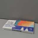 Jumbo Poster Markers Set: 12 Colors Large 15mm Wide Tip Permanent Ink Thick Acrylic Paint Pens for Rock Painting, Stone, Glass, Wood, Ceramic, Metal, Plastic, Fabric (Multicolor)