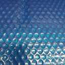 Solar Pool Cover 15 Ft Diameter Round Solar Blanket for Above Ground Inground Pools, Hot Tub SPA Bubble Wrap Pool Protector, 12 Mil Circle Thermal Covers Floating Blanket Mat for Swimming Pools