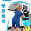 Boys Summer Outfits,Cotton Ultra-Soft T Shirt and Short Sets for Toddler Little Girl,2 Piece Kids Clothes Sets 18M-8Y (Blue)