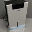 Dehumidifier, 98OZ Dehumidifiers for Home(1000sq.ft), Humidity Display Dehumidifier for Basement Bathroom Bedroom, Auto Shut Off, Washable Filter, Drain Hose, Timer, 7 Ambient Lights, White