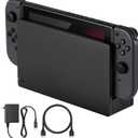 TV Dock Station for Switch - 3 in 1 Replacement TV Base Docking Station Set with Upgraded IC Module, Charger, HDMI Cable - Not for Switch 2