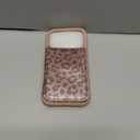 iCoverCase Compatible with iPhone 17 Pro Wallet Phone Case with Card Holder for Women Men, [RFID Blocking] Card Slots PU Leather Protective Wallet Case 6.3 Inch (Rose Gold Leopard)