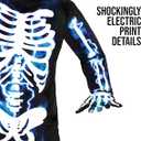 Morph Electric Skeleton Costume Kids Boys Halloween Skeleton Outfit for Children - Spooky Fun Dress-Up, Large